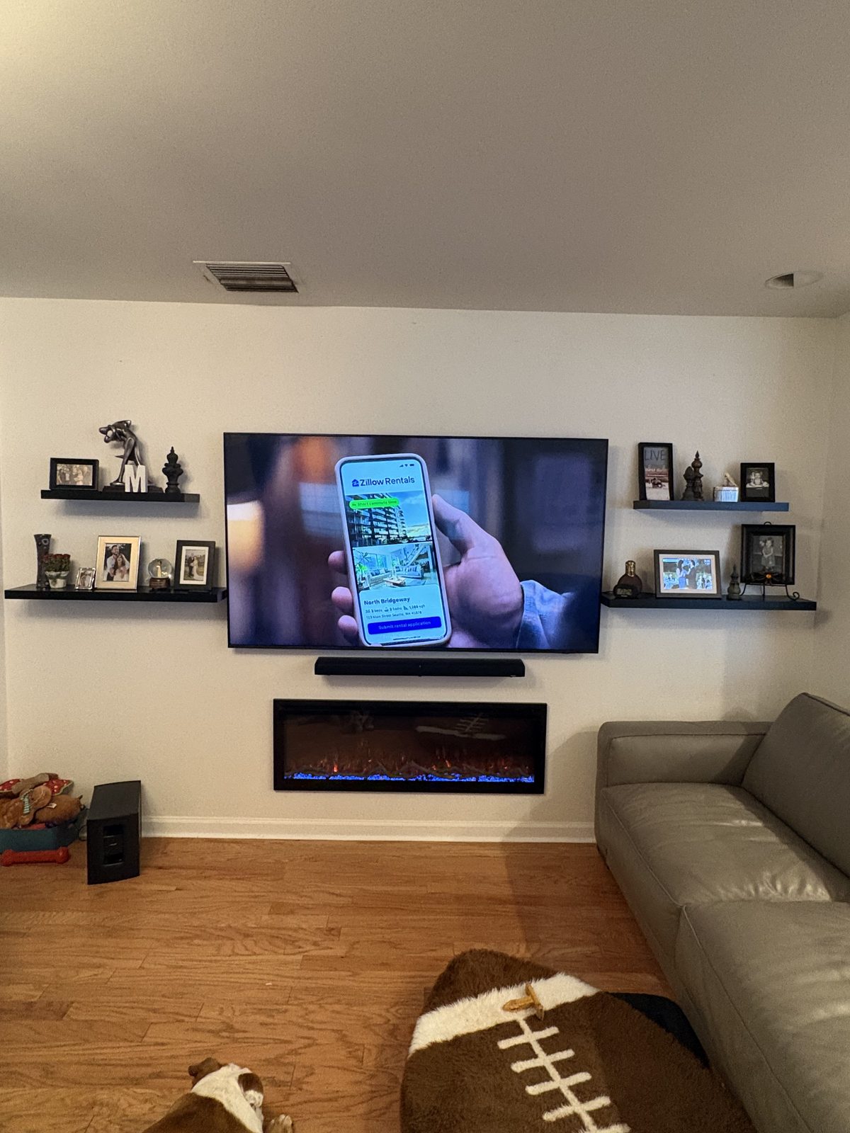 Smart TV app setup during install