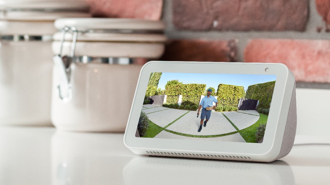 Smart display used to view security cameras inside a home